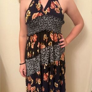 Floral Halter Dress